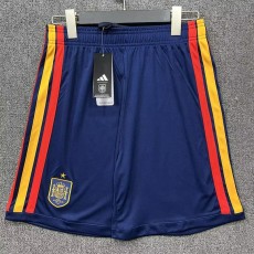 2026 Spain Home Dark Blue Fans Soccer Shorts