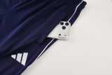 2025 Dark Blue Half Pull Tracksuit