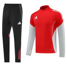 2025 Red Half Pull Tracksuit