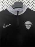 2025/26 Elche CF Black Half Pull Training Shirts