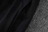 2025 Brazil Black Half Pull Tracksuit