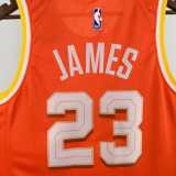 2025/26 CAVALIRERS JAMES #23 Orange NBA Jerseys