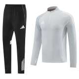 2025 Gray Half Pull Tracksuit