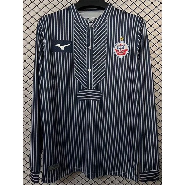 2025 Hansa Rostock Commemorative Edition Black Fans Long Sleeve Soccer jersey