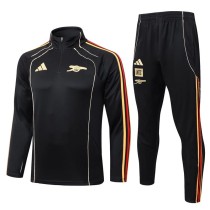 2025/26 ASN Black Half Pull Tracksuit