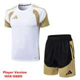 2025/26 White Player Training Shorts Suit