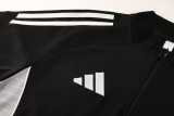 2025 Black Half Pull Tracksuit