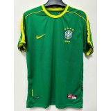 1998 Brazil GKG Green Retro Soccer jersey