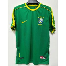 1998 Brazil GKG Green Retro Soccer jersey