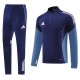2025 Dark Blue Half Pull Tracksuit