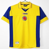2003/05 Colombia Home Yellow Retro Soccer jersey