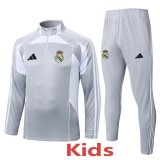 2025/26 R MAD Gray Kids Half Pull Tracksuit