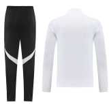 2025 White Half Pull Tracksuit