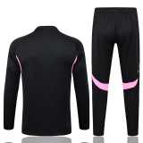2025/26 ASN Black Kids Half Pull Tracksuit