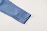 2025 Dark Blue Half Pull Tracksuit