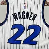2025/26 MAGIC WAGNER #22 White NBA Jerseys