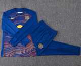2025/26 BAR Blue Kids Half Pull Tracksuit