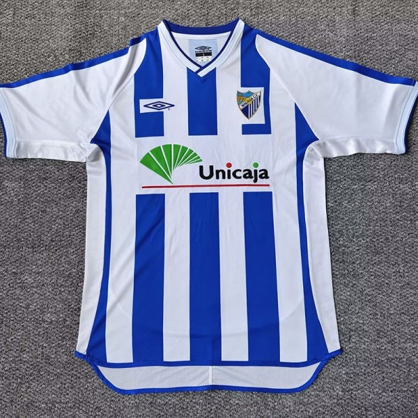 2001/02 Malaga CF Home Blue Retro Soccer jersey