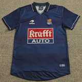 1999/00 Real Sociedad Away Dark Blue Retro Soccer jersey