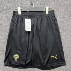 2025 Portugal Special Edition Black Fans Soccer Shorts