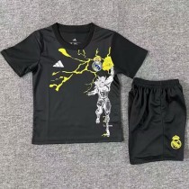 2025/26 R MAD Black Kids Training Shorts Suit