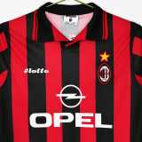 1997/98 ACM Home Red Retro Soccer jersey