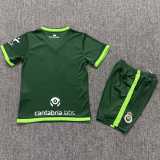 2025/26 Racing de Santander Away Green Fans Kids Soccer jersey