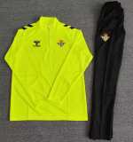 2025/26 Real Betis Aqua Half Pull Tracksuit