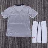 2000/01 PSG Away Gray Retro Kids Soccer jersey