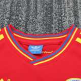1990 Colombia Away Red Retro Kids Soccer jersey