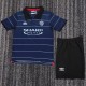 1999/00 Man Utd Away Dark Blue Retro Kids Soccer jersey