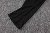 2025/26 Man City Black Half Pull Tracksuit
