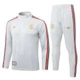 2025/26 Flamengo White Half Pull Tracksuit