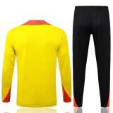 2025 Brazil Yellow Half Pull Tracksuit