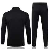 2025/26 Man City Black Half Pull Tracksuit