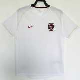 2006 Portugal Special Edition White Retro Soccer jersey
