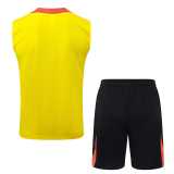 2025 Brazil Yellow Training Shorts Suit