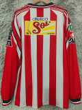 1997/99 Chivas Home Red Retro Long Sleeve Soccer jersey