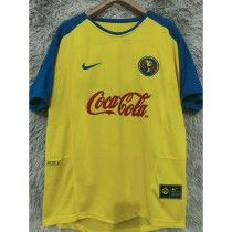 2003/04 Club America Home Yellow Retro Soccer jersey