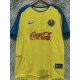 2003/04 Club America Home Yellow Retro Soccer jersey