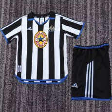 1999/00 Newcastle Home Black Retro Kids Soccer jersey