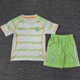 2025/26 Celtic 3RD Light Green Fans Kids Soccer jersey