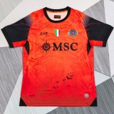 2025/26 Napoli Halloween orange Fans Soccer jersey