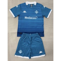 2025/26 Fiorentina 3RD Blue Fans Kids Soccer jersey