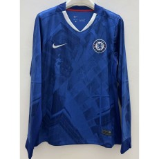 2025/26 CHE Home Blue Fans Long Sleeve Soccer jersey