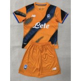 2025/26 Atalanta 3RD Orange Fans Kids Soccer jersey