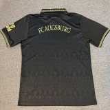 2025/26 FC Augsburg 3RD Black Fans Soccer jersey