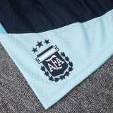 2026 Argentina White Player Training Shorts Suit