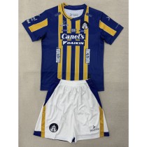 2025/26 Atlético San Luis Away Dark Blue Fans Kids Soccer jersey