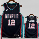 2025/26 GRIZZLIES MORANT #12 Black NBA Jerseys